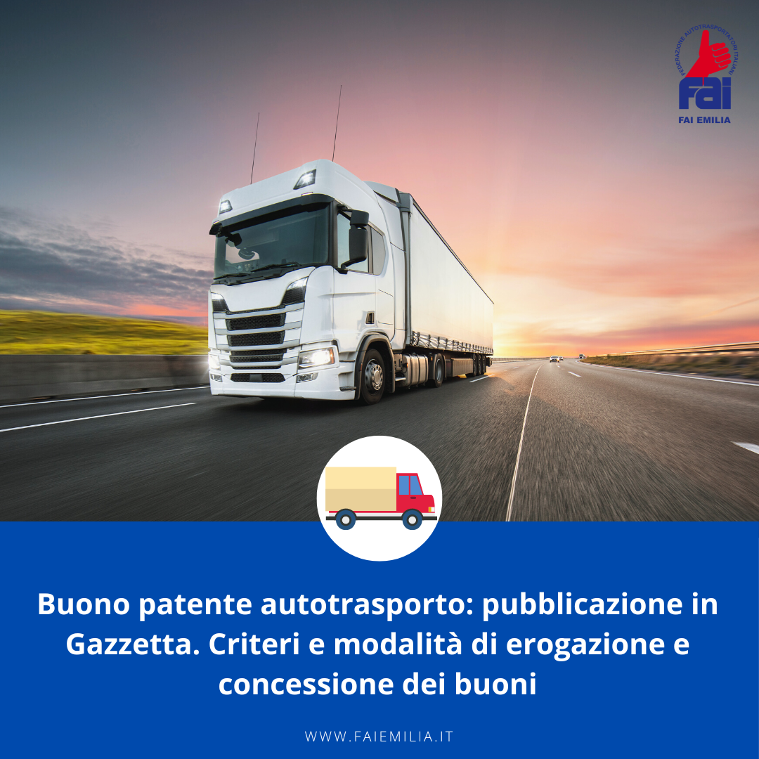 Buono patente autotrasporto