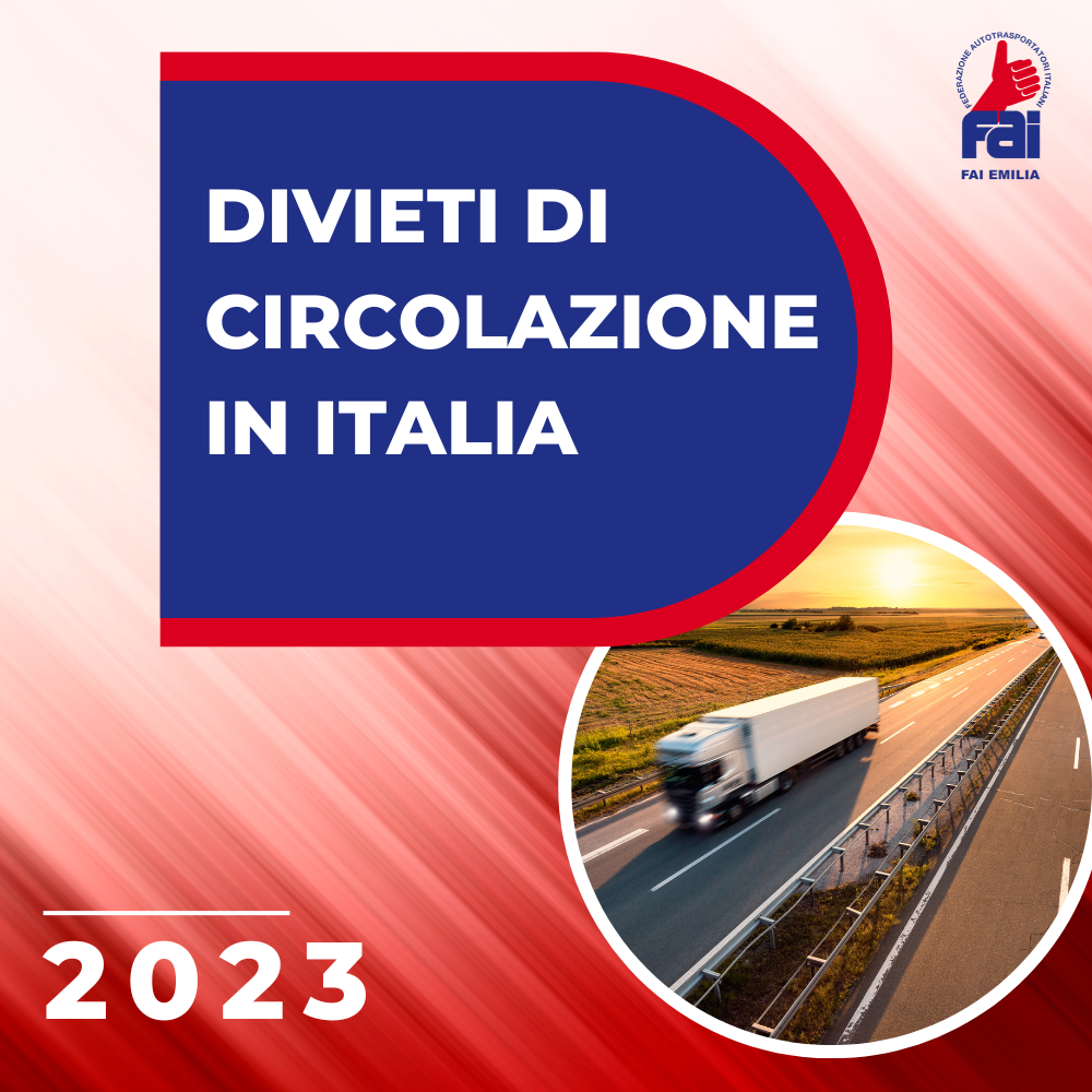 Divieti di circolazione in Italia anno 2023