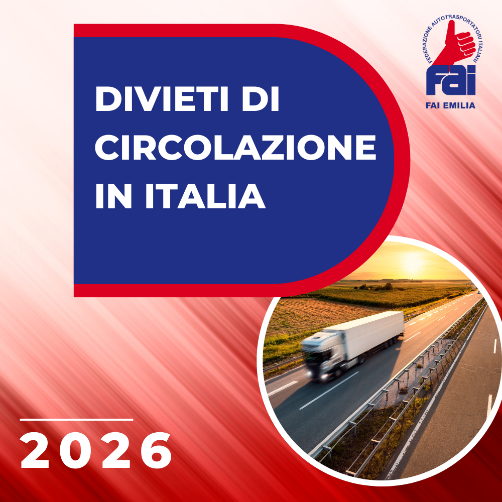 Divieti di circolazione in Italia: il calendario del 2026