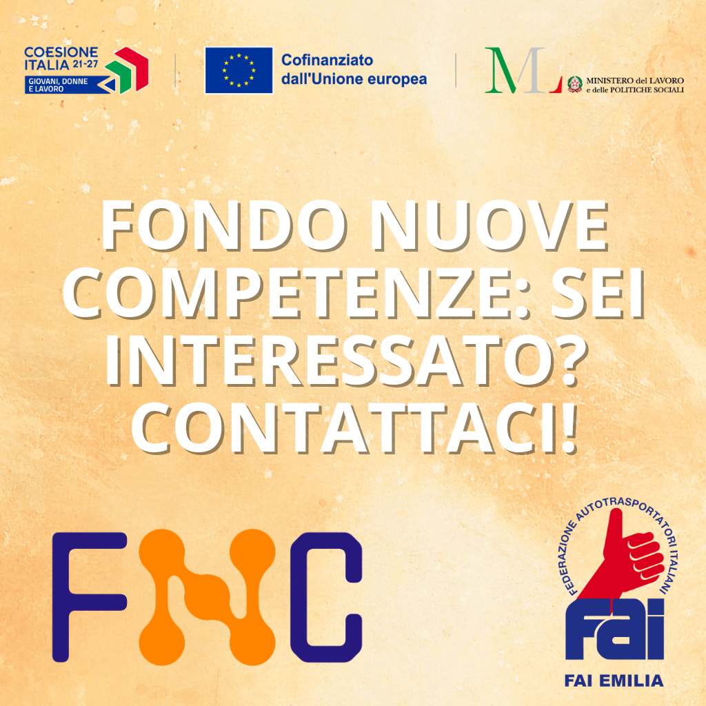 Fondo Nuove Competenze: sei interessato? Contattaci!