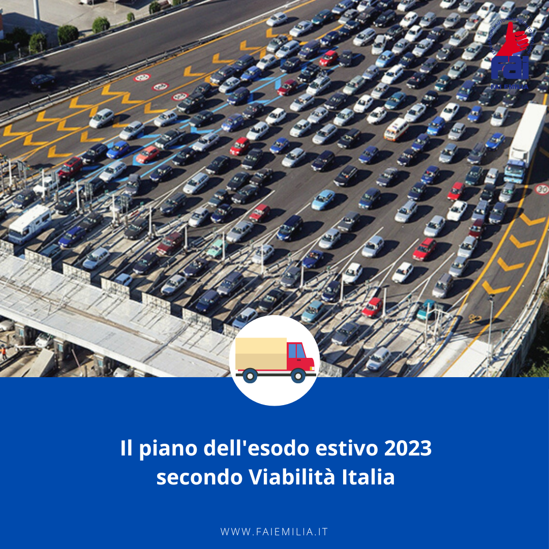 Il piano dell'esodo estivo 2023 secondo Viabilità Italia