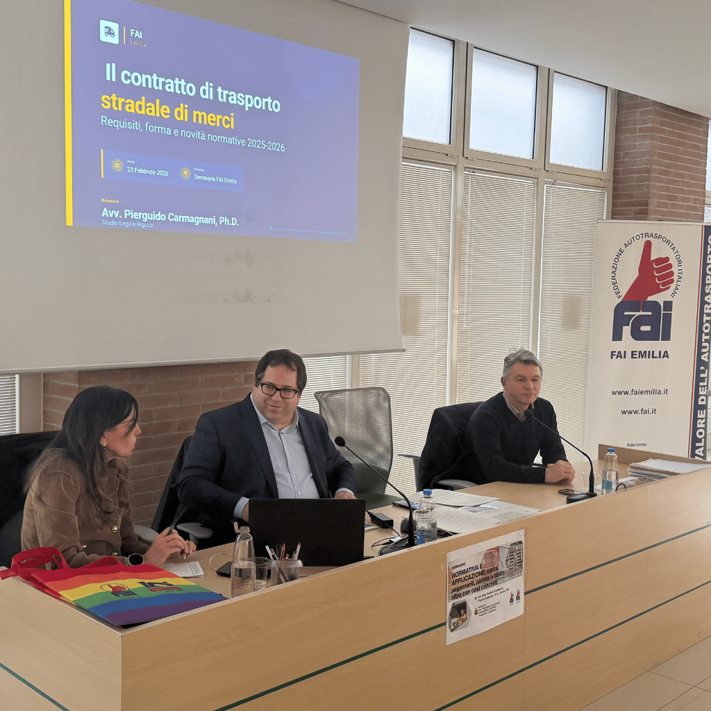Il Seminario FAI Emilia su sosta, pagamenti e pallets: normative e applicazioni 2