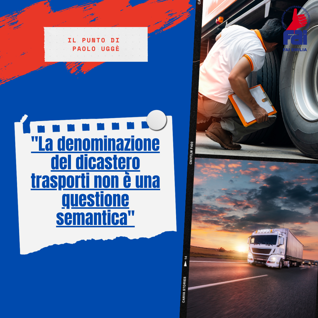 La denominazione del dicastero trasporti non è una questione semantica