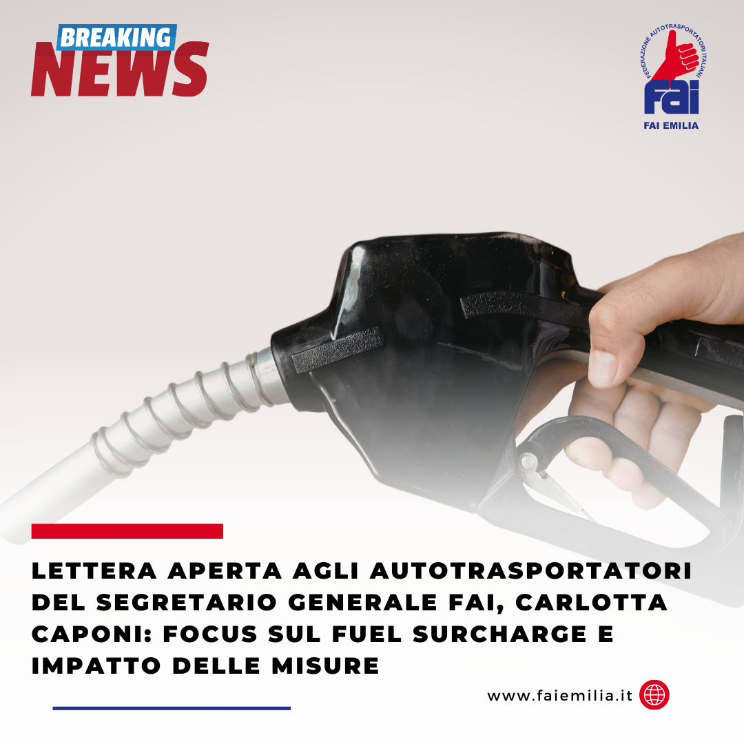 Lettera aperta agli autotrasportatori del Segretario Generale FAI Carlotta Caponi