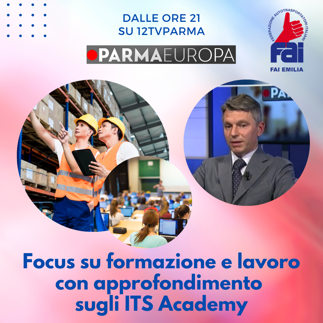Parma Europa su 12TvParma: focus su formazione, lavoro e ITS Academy