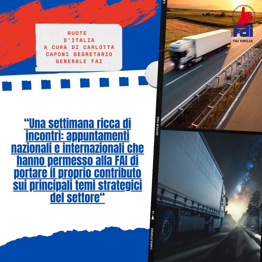 Ruote d’Italia: “Appuntamenti che hanno permesso alla FAI di portare il proprio contributo sui principali temi strategici del settore”