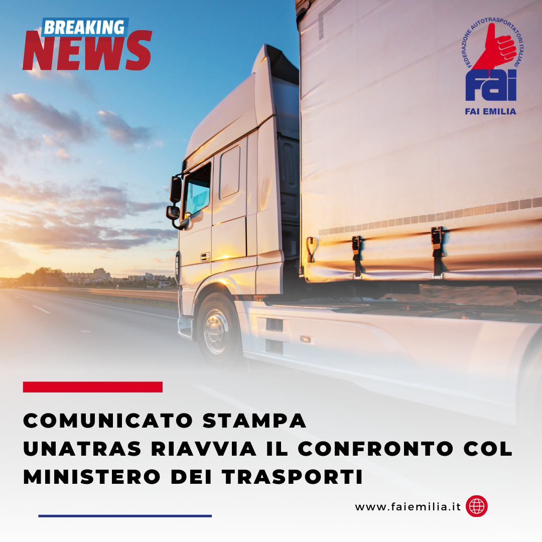 UNATRAS riavvia il confronto col Ministero dei Trasporti