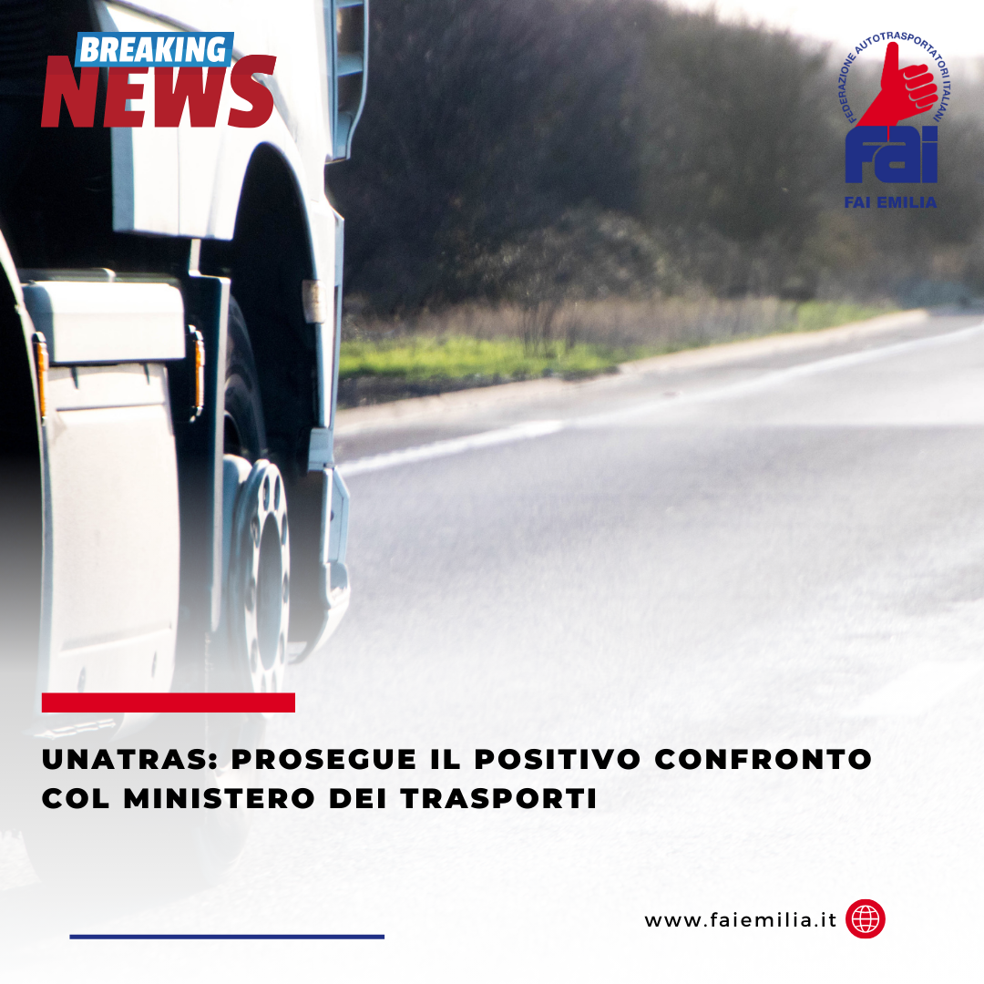 Unatras: prosegue il positivo confronto col Ministero dei Trasporti